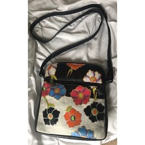 Biacci🌹Genuine Hand Painted Leather Crossbody 😍